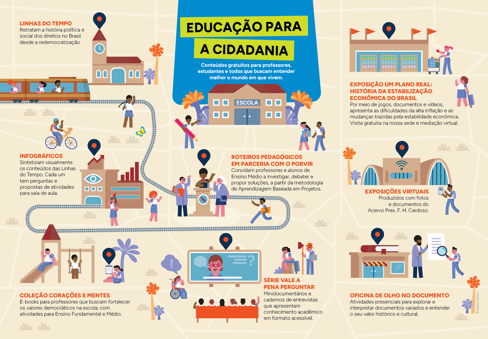 Folder Educação para a Cidadania